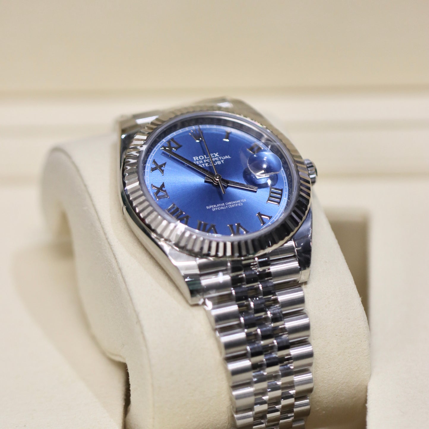 2026 Rolex Datejust 41MM - Azzuro Blue - Jubilee - Stickered - B&P