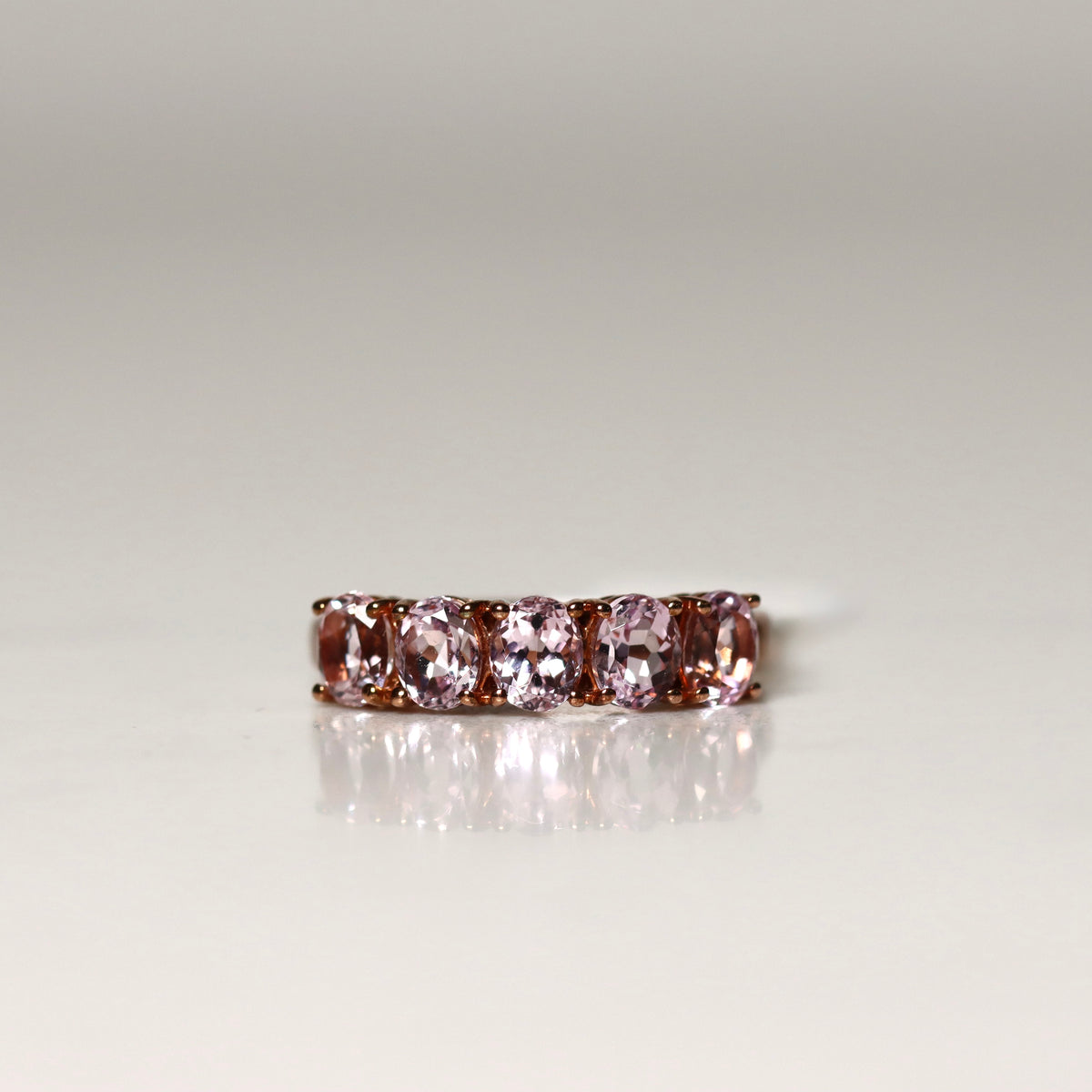 9ct Rose Gold Morganite Ring