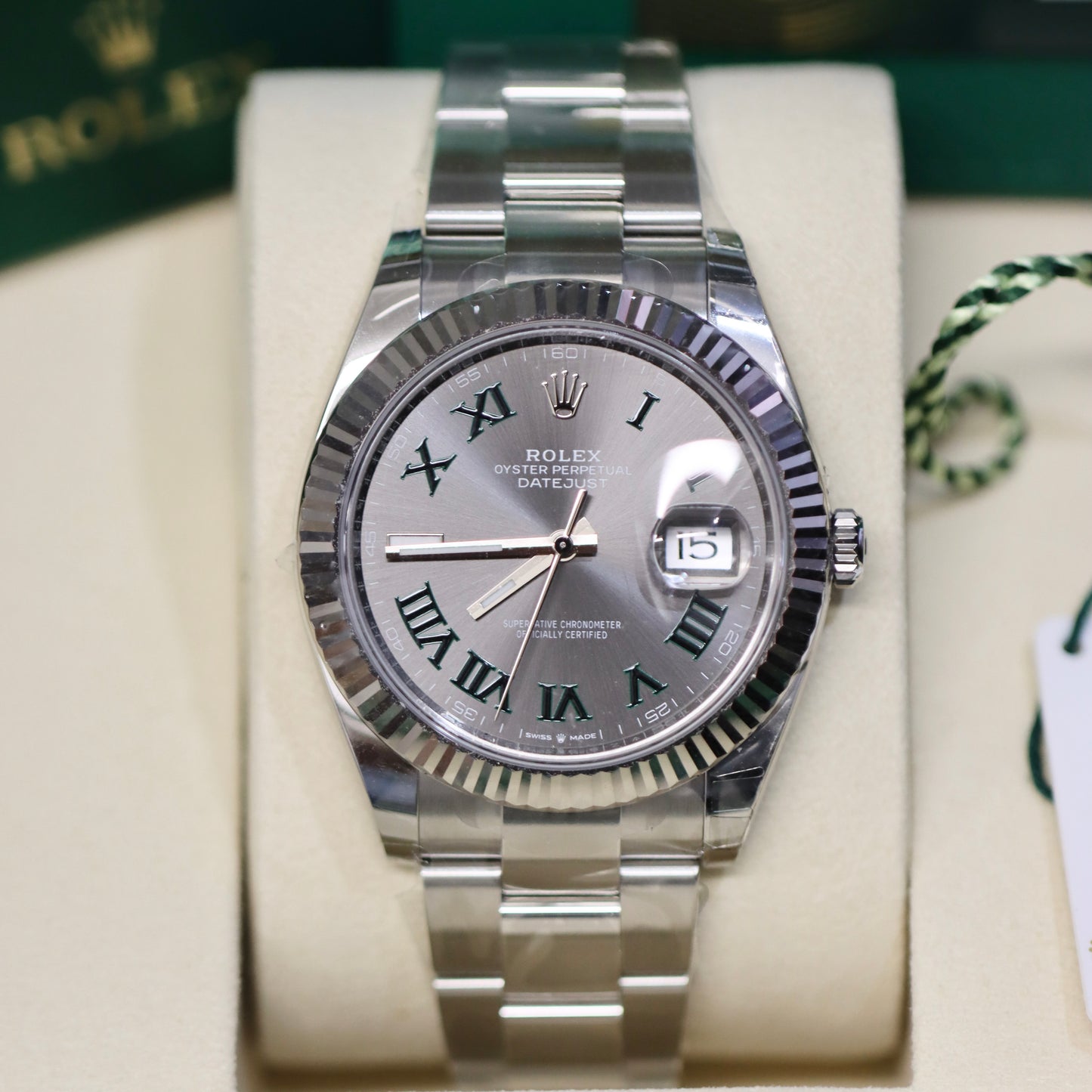 2026 Rolex Datejust 41MM - 126334 - Wimbeldon Dial - B&P