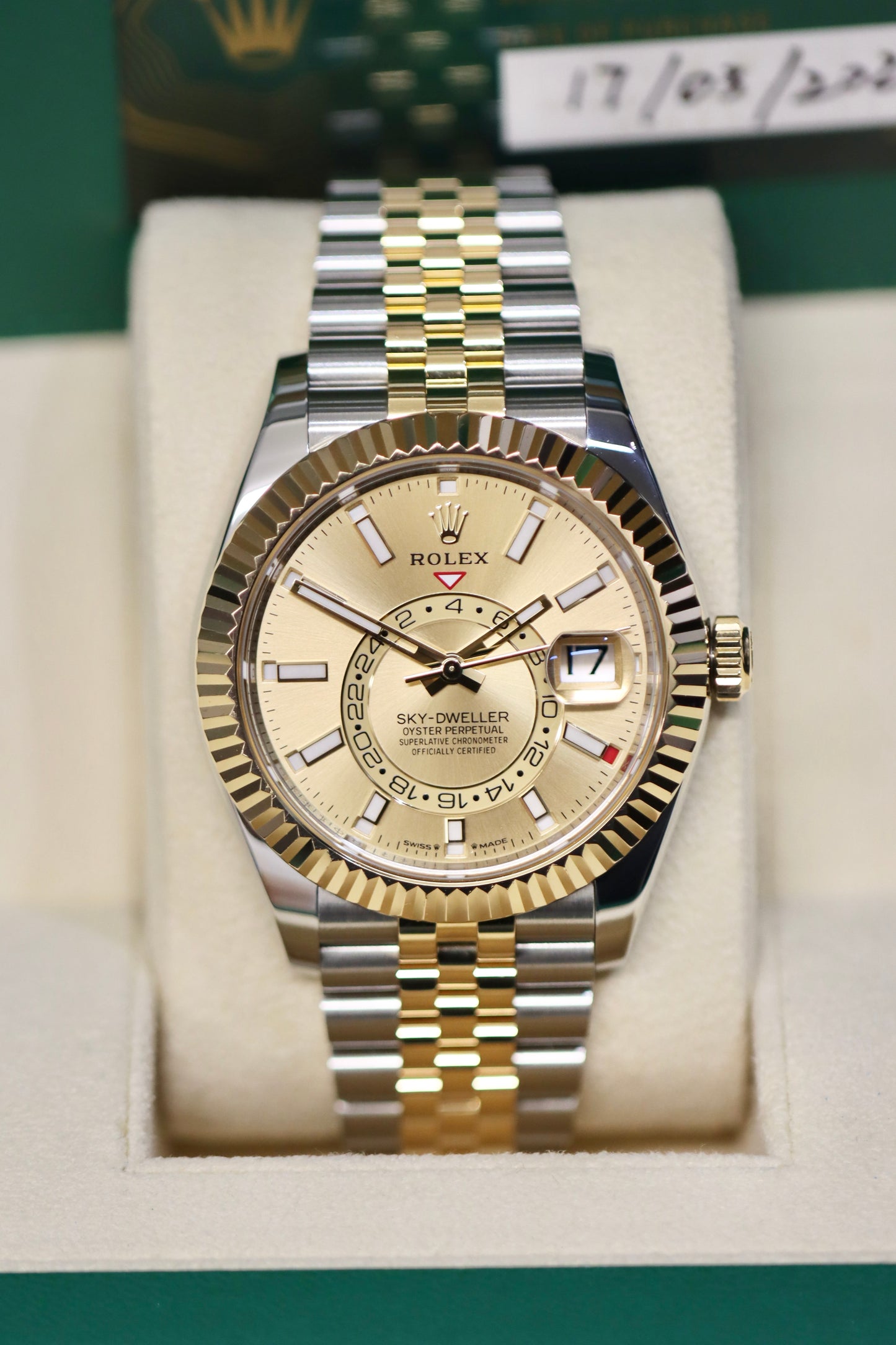 2024 Rolex Sky-Dweller 336933 - Champagne - Jubilee - Box & Papers