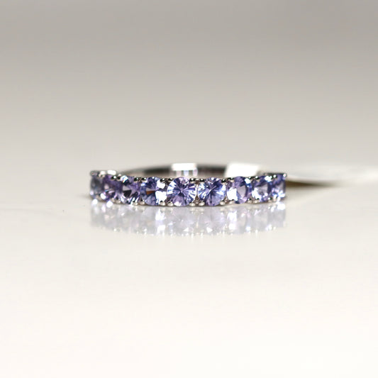 9ct White Gold Sapphire Ring