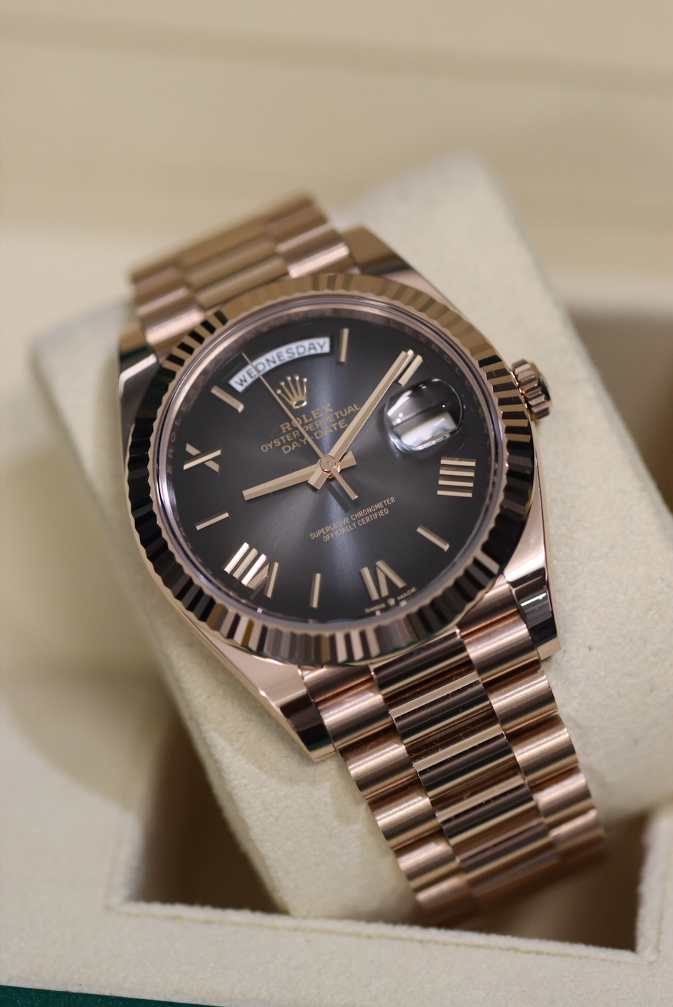2025 Rolex Day-Date Slate Ombre 40mm
