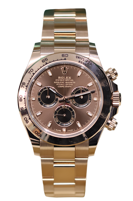 Rolex Everose Daytona - Chocolate Dial - 116505