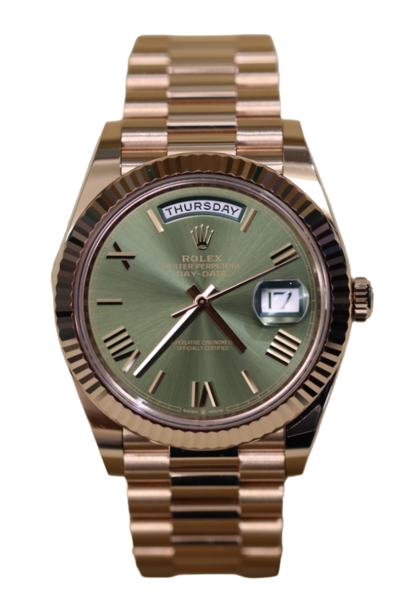 2023 Rolex Day-Date Olive Everose - 228235
