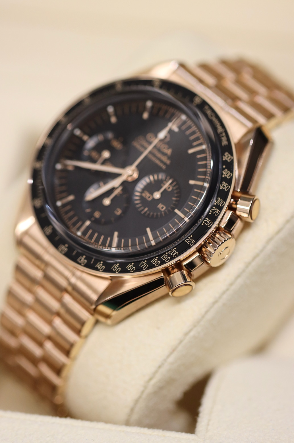 2022 Omega Speedmaster Moonwatch Professional Sedna Gold
