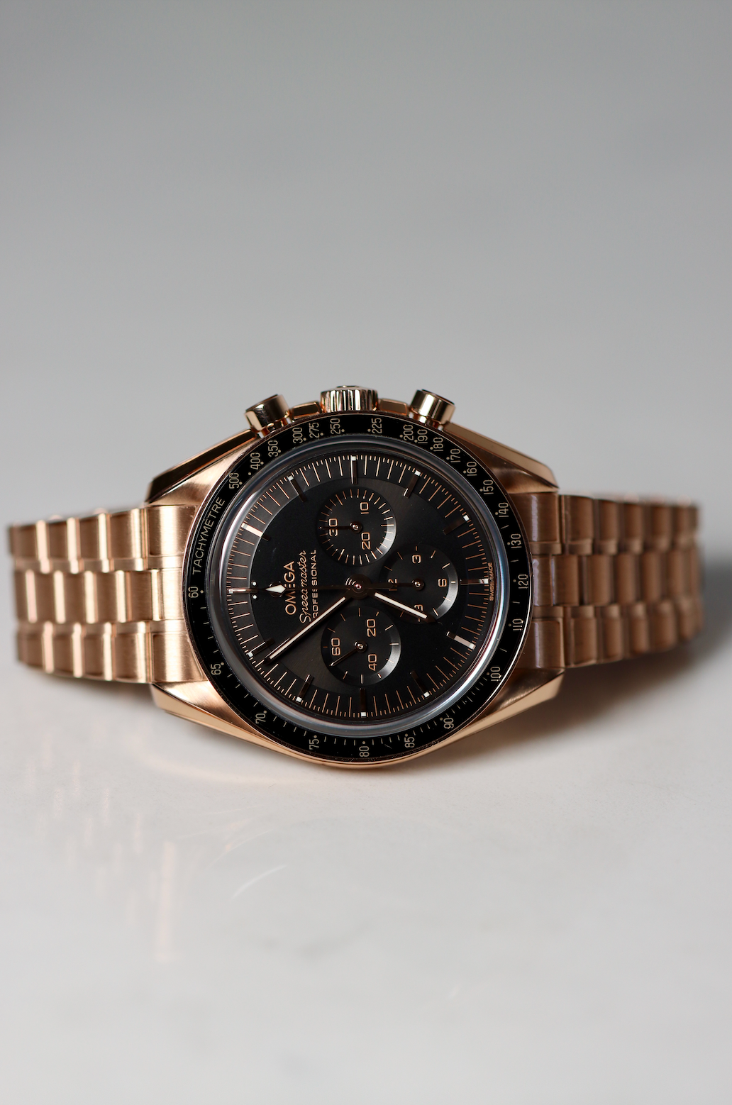 2022 Omega Speedmaster Moonwatch Professional Sedna Gold